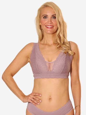 SugarShape T-shirt BH 'Elva' in Lila: voorkant
