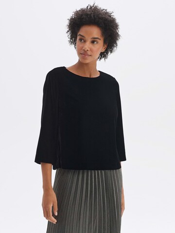 OPUS Blouse 'Famti' in Zwart: voorkant