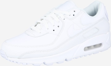 Baskets basses 'AIR MAX 90 LTR' Nike Sportswear en blanc : devant