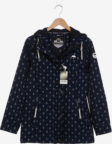 Schmuddelwedda Mantel L in Blau: Vorderseite