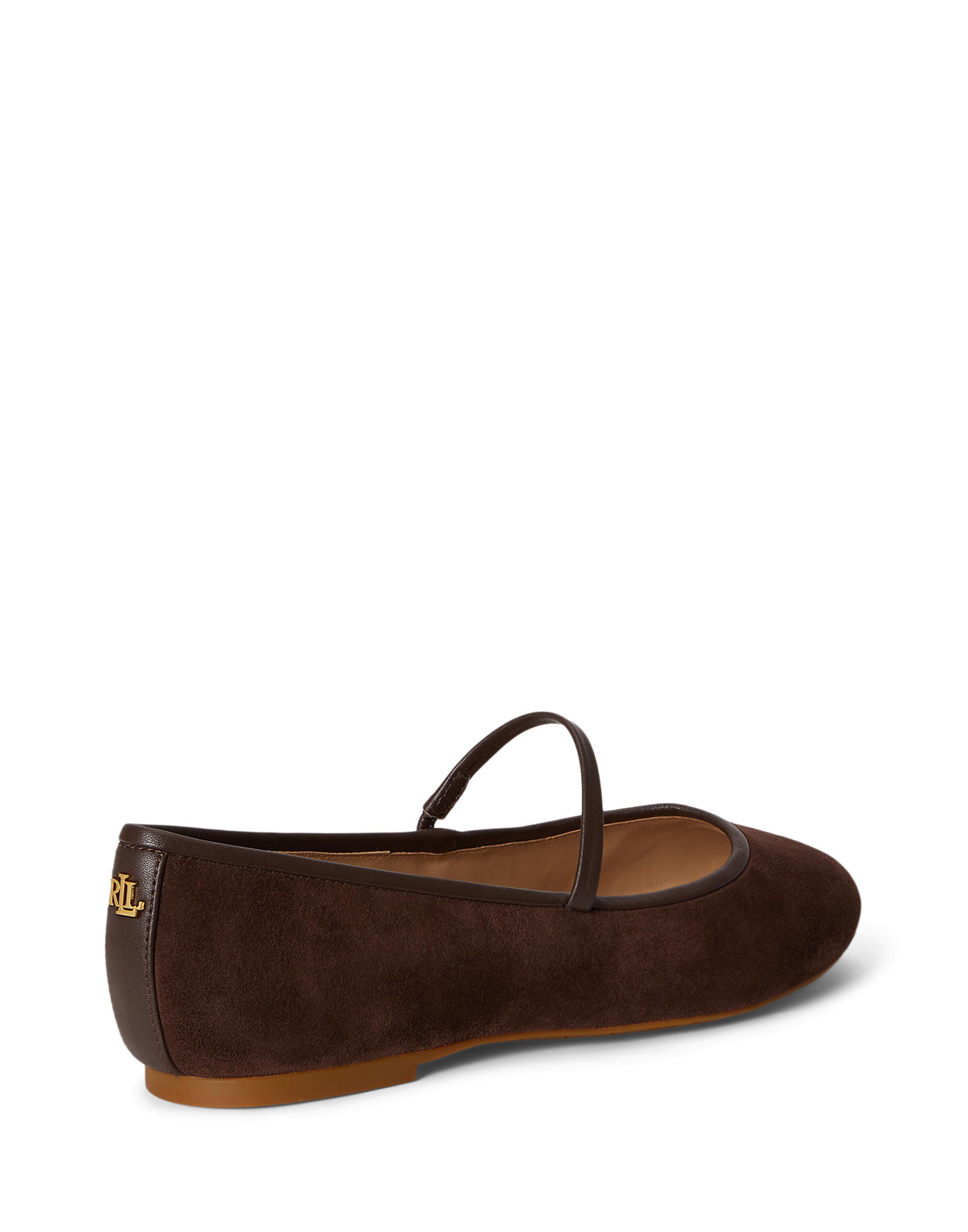 Lauren Ralph Lauren Remballerina 'JAYNA' i brun