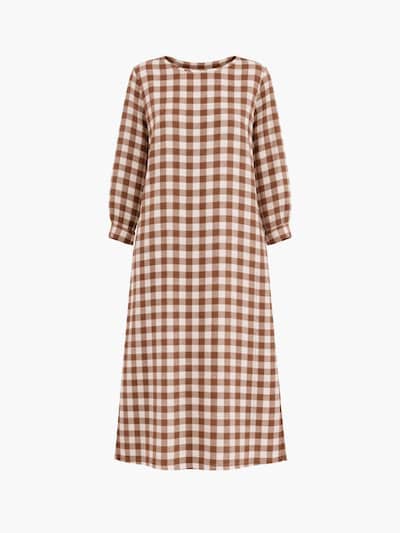 AmourLinen Dress 'Amalia' in Brown, Item view