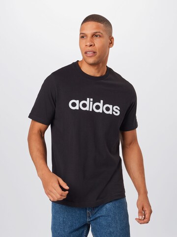 ADIDAS SPORTSWEAR Funktionsskjorte i sort: forside