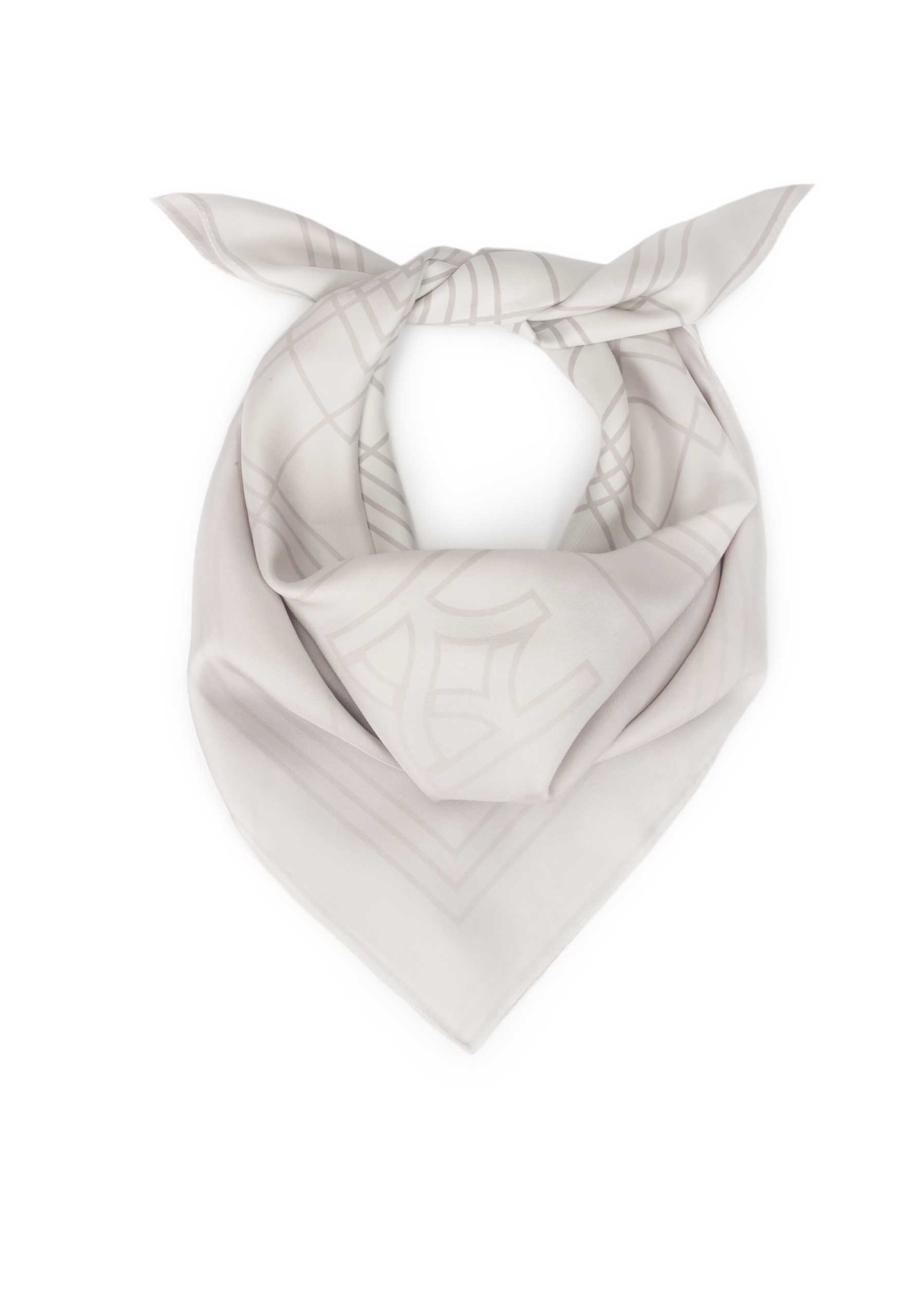 Kazar Schal in Beige: Vorderseite