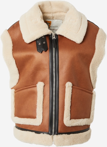 Munthe Vest 'MIRACHE' in Brown: front