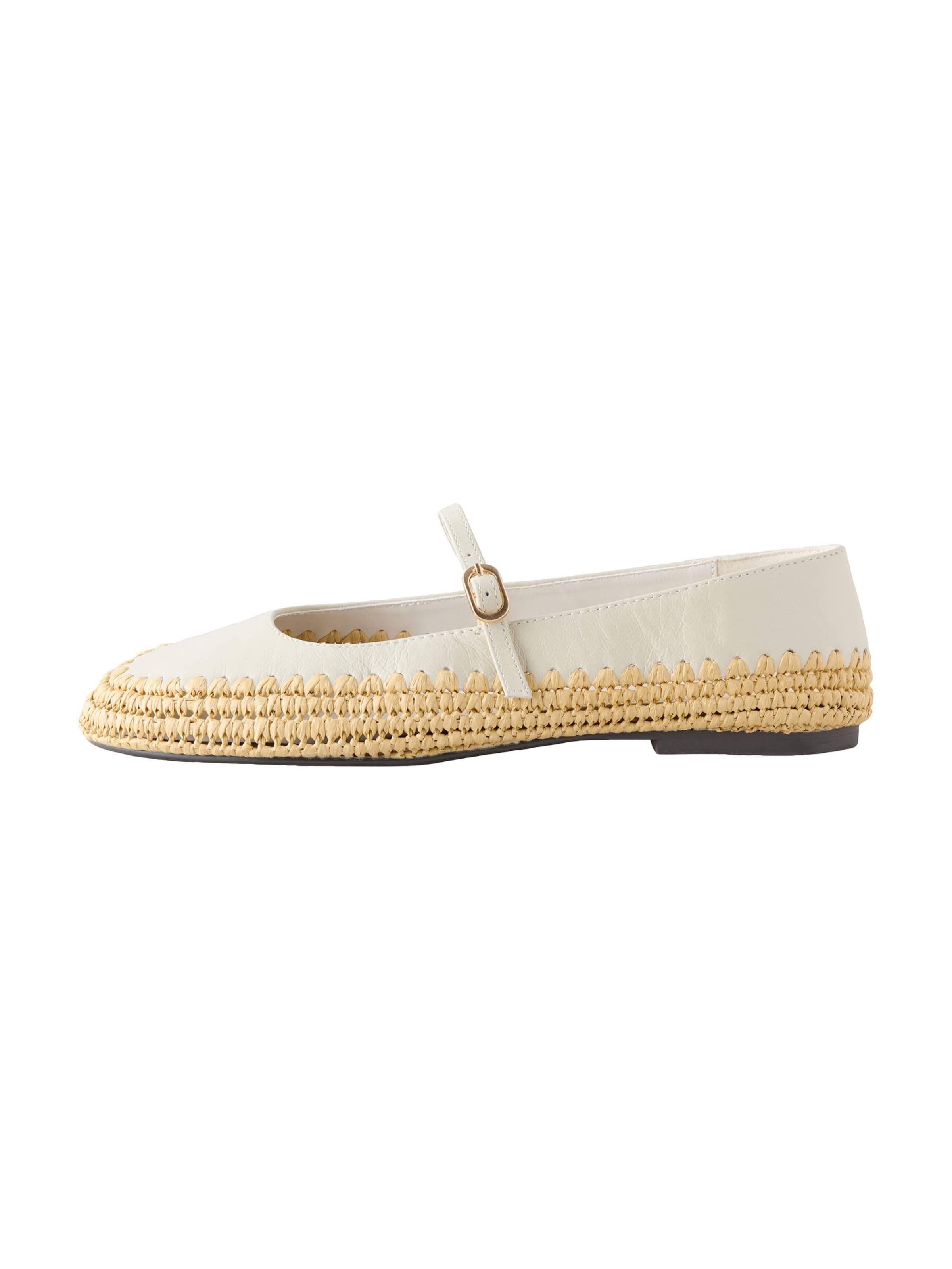 Ballerines Next en blanc : devant