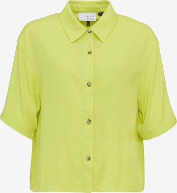 mazine Blouse ' Roja ' in Yellow: front
