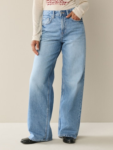 Wide Leg Jean Next en bleu : devant