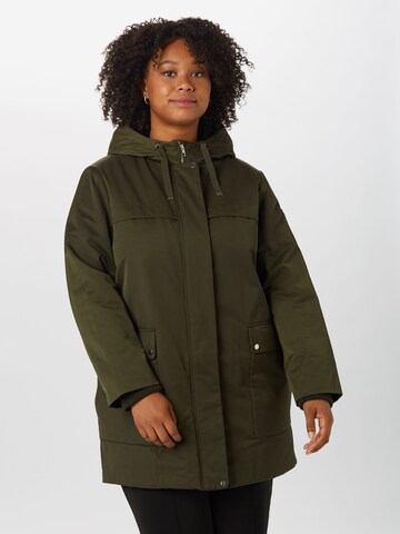 Esprit Curves Prehodna jakna | zelena barva: sprednja stran