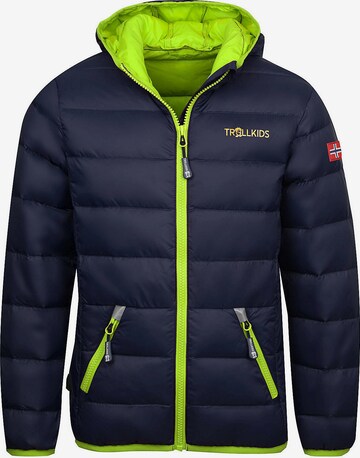 TROLLKIDS Outdoor jacket in Blue: front