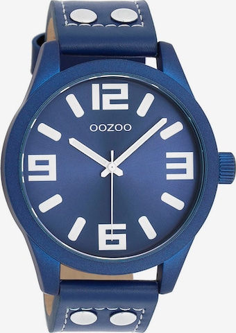 OOZOO Analog Watch in Blue: front