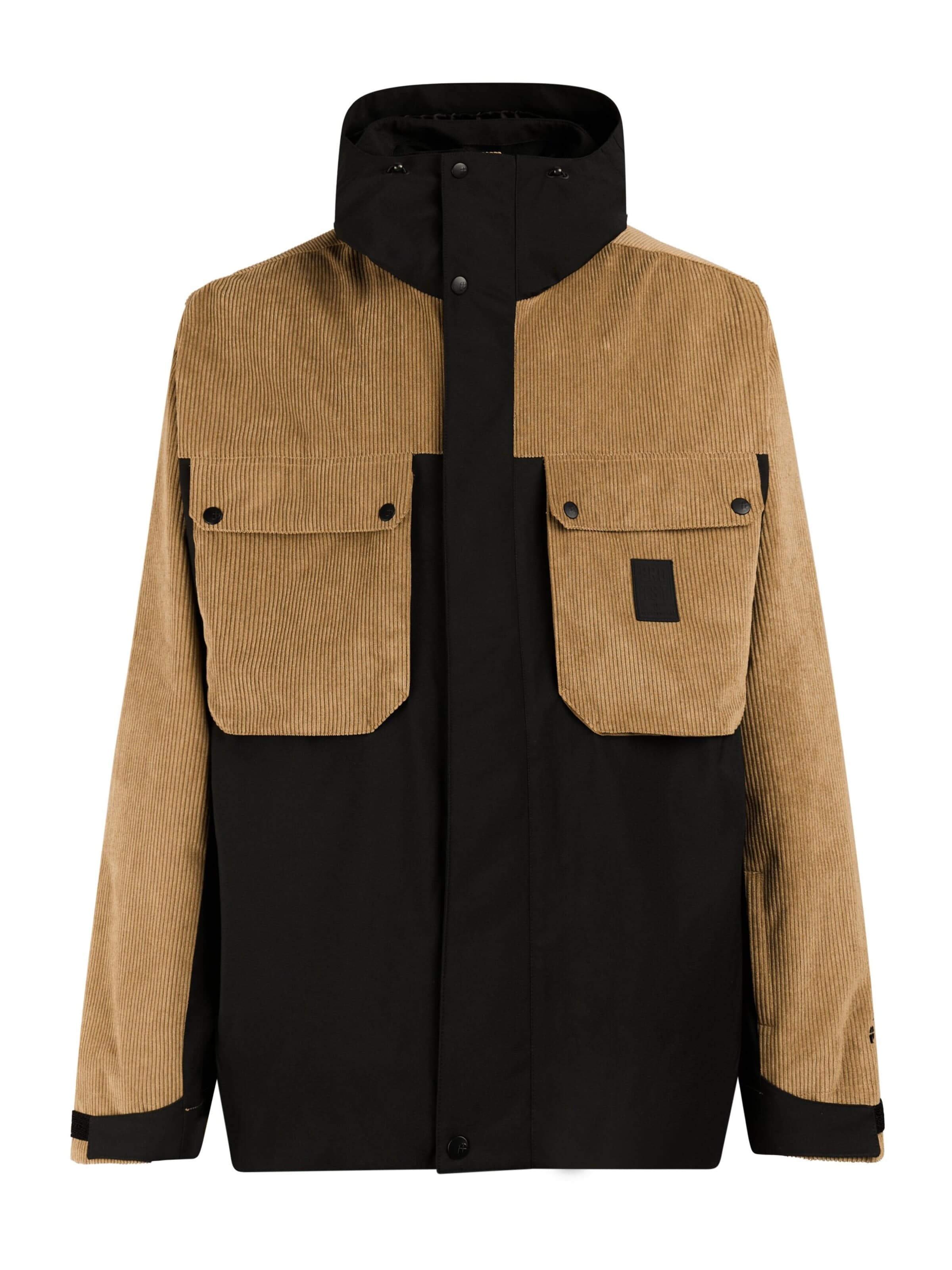 PROTEST Sportjas 'PRTDalwood' in Beige: voorkant