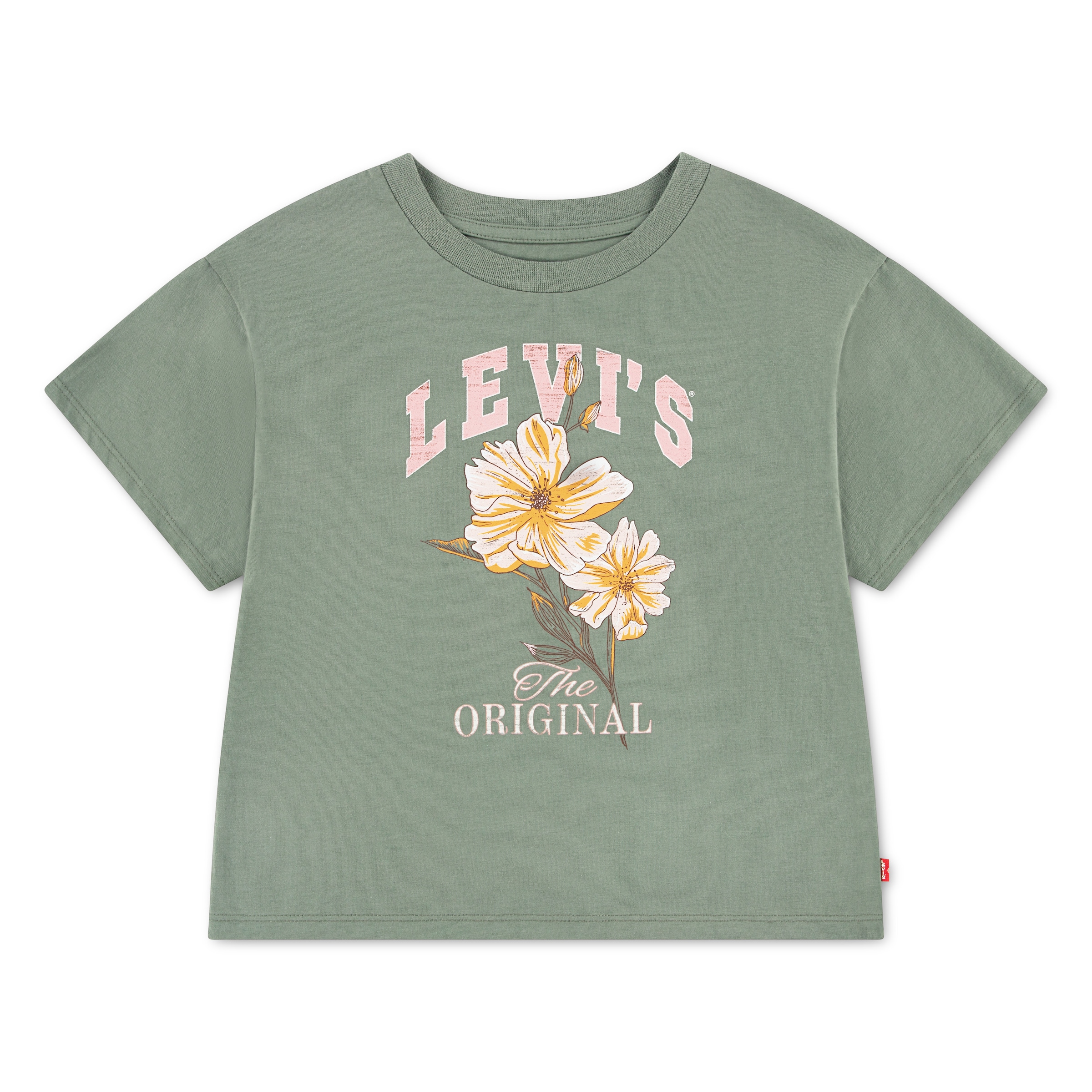 Levi's Kids Μπλουζάκι σε πράσινο: μπροστά