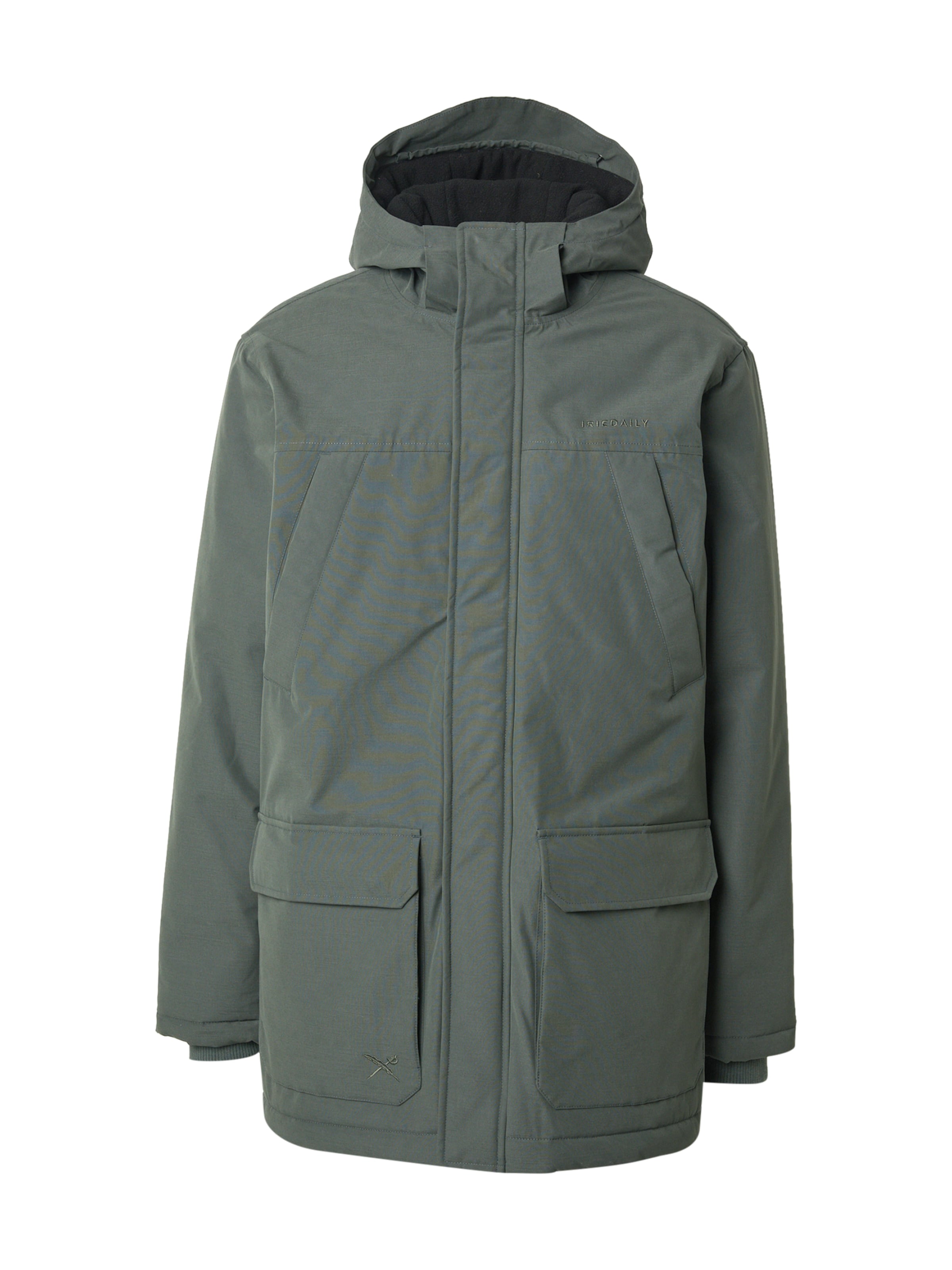 Iriedaily - Parca de invierno 'Nilas' en verde: frente