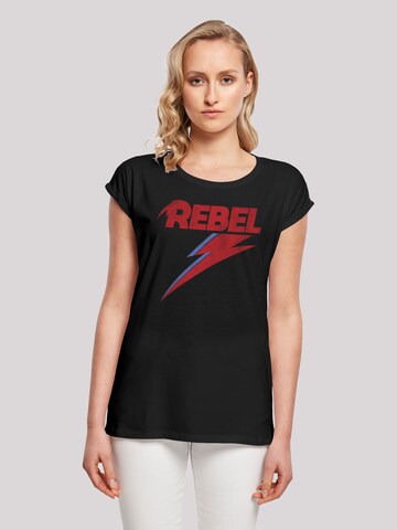 T-shirt F4NT4STIC en noir : devant