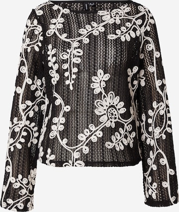 VERO MODA Sweater in Black: front