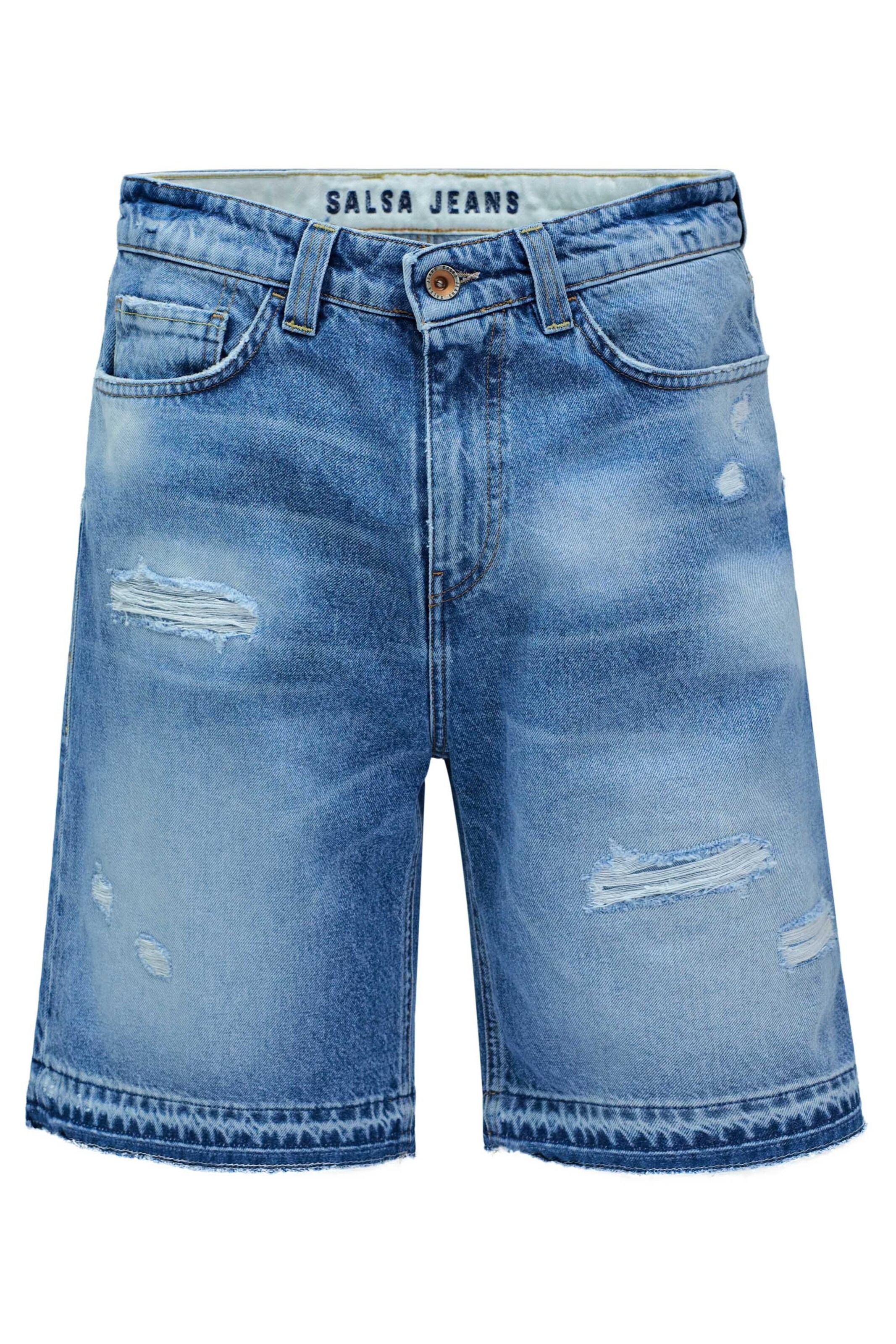 Salsa Jeans Regular Jeans in Blauw: voorkant