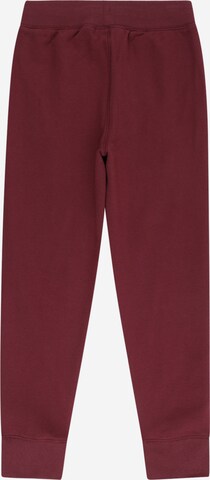 GAP Tapered Trousers in Red