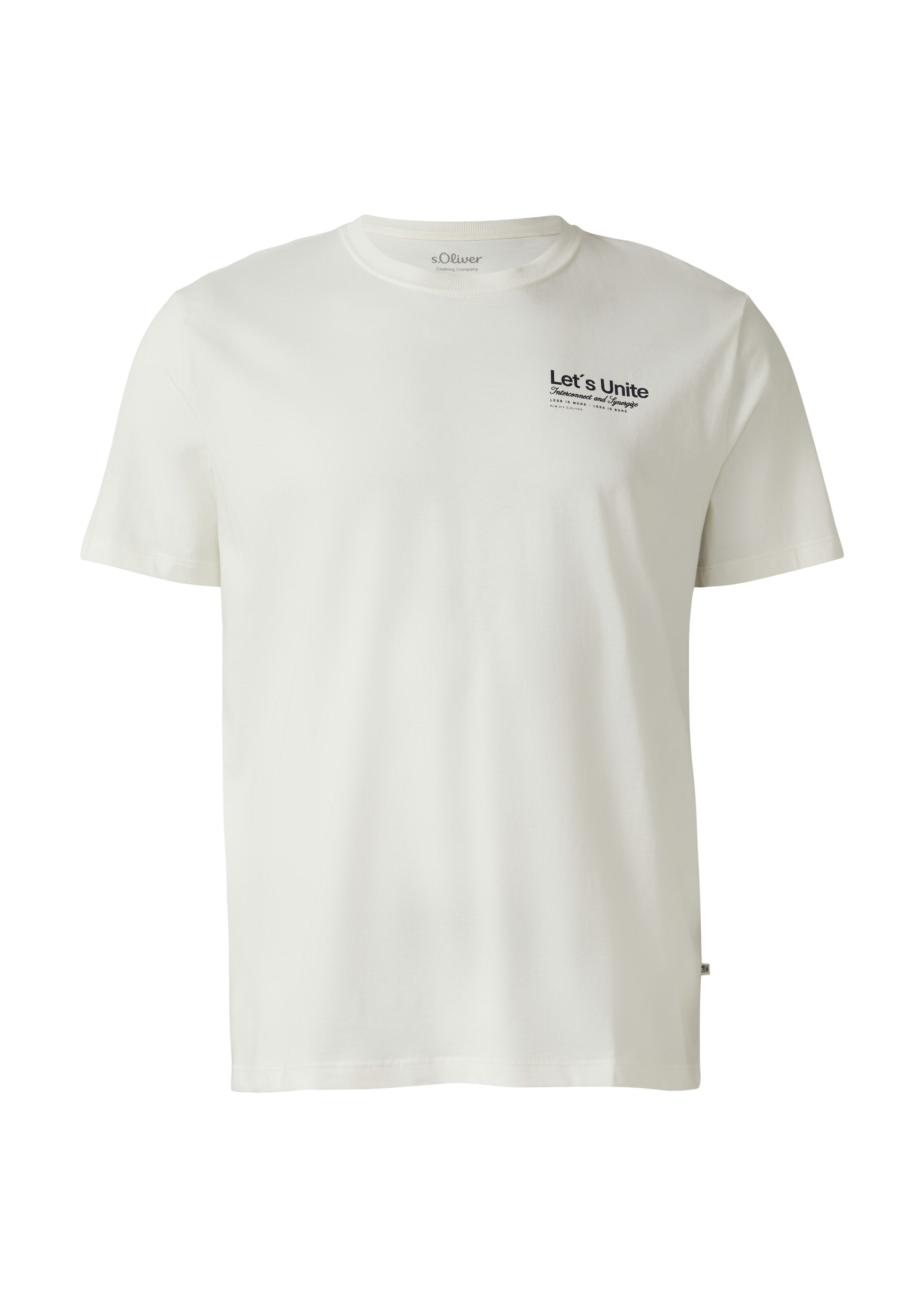 T-Shirt s.Oliver en beige : devant