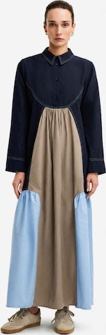 Abito 'Color Block Dress' di Touché Privé in blu: frontale