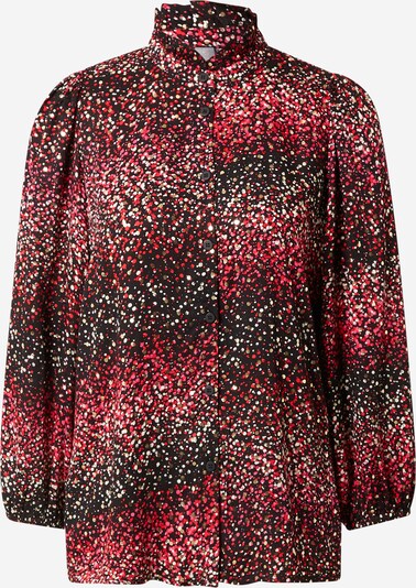 Bluză CULTURE pe auriu / roz pitaya / negru, Vizualizare produs