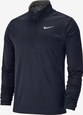 NIKE Functioneel shirt in Blauw: voorkant