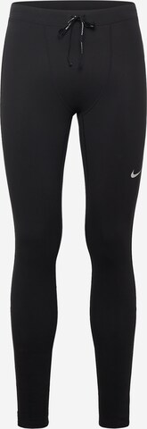 NIKE Skinny Workout Pants 'RPL Challenger' in Black: front