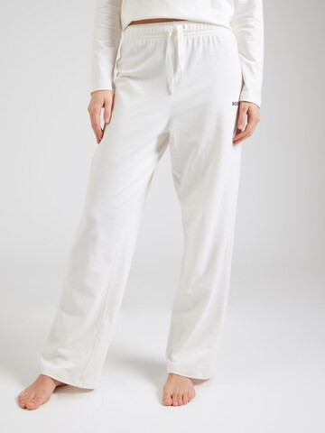 Pantalon de pyjama 'CI' BOSS en blanc : devant
