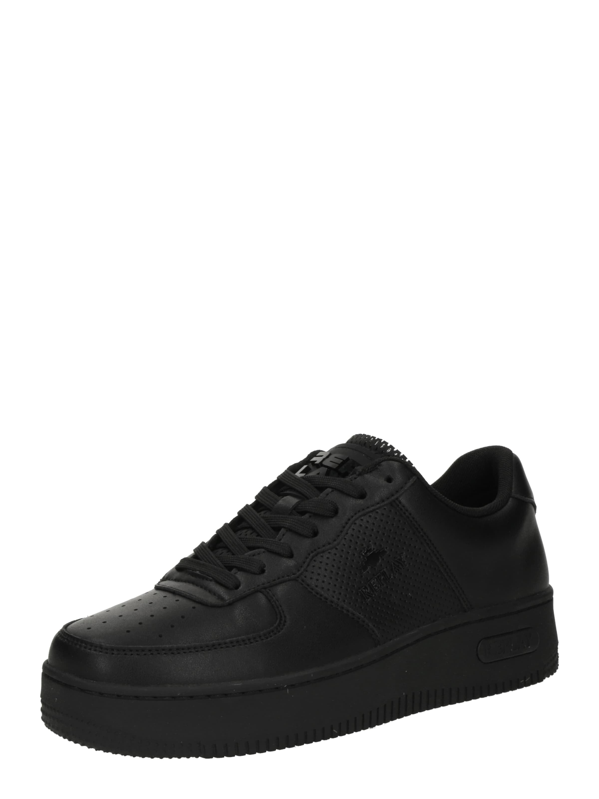 REPLAYNiske tenisice - crna boja: prednji dio