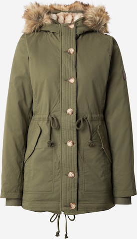 HOLLISTERZimska parka - zelena boja: prednji dio