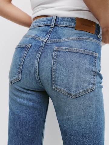 Pull&Bear Regularen Kavbojke | modra barva