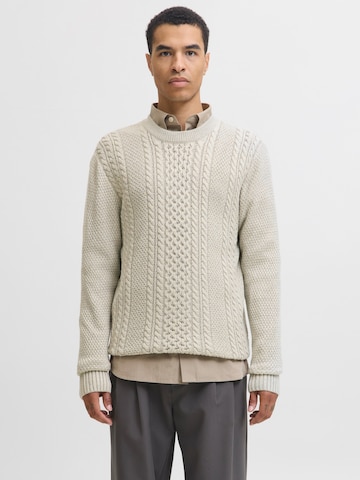 JACK & JONES Neulepaita 'JJPAUL' värissä valkoinen: etupuoli