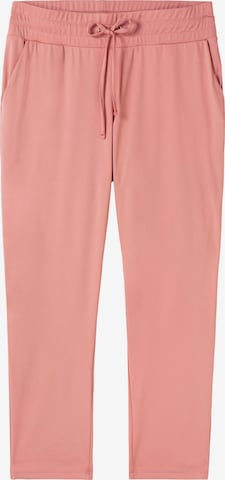 SHEEGO Tapered Pants in Pink: front