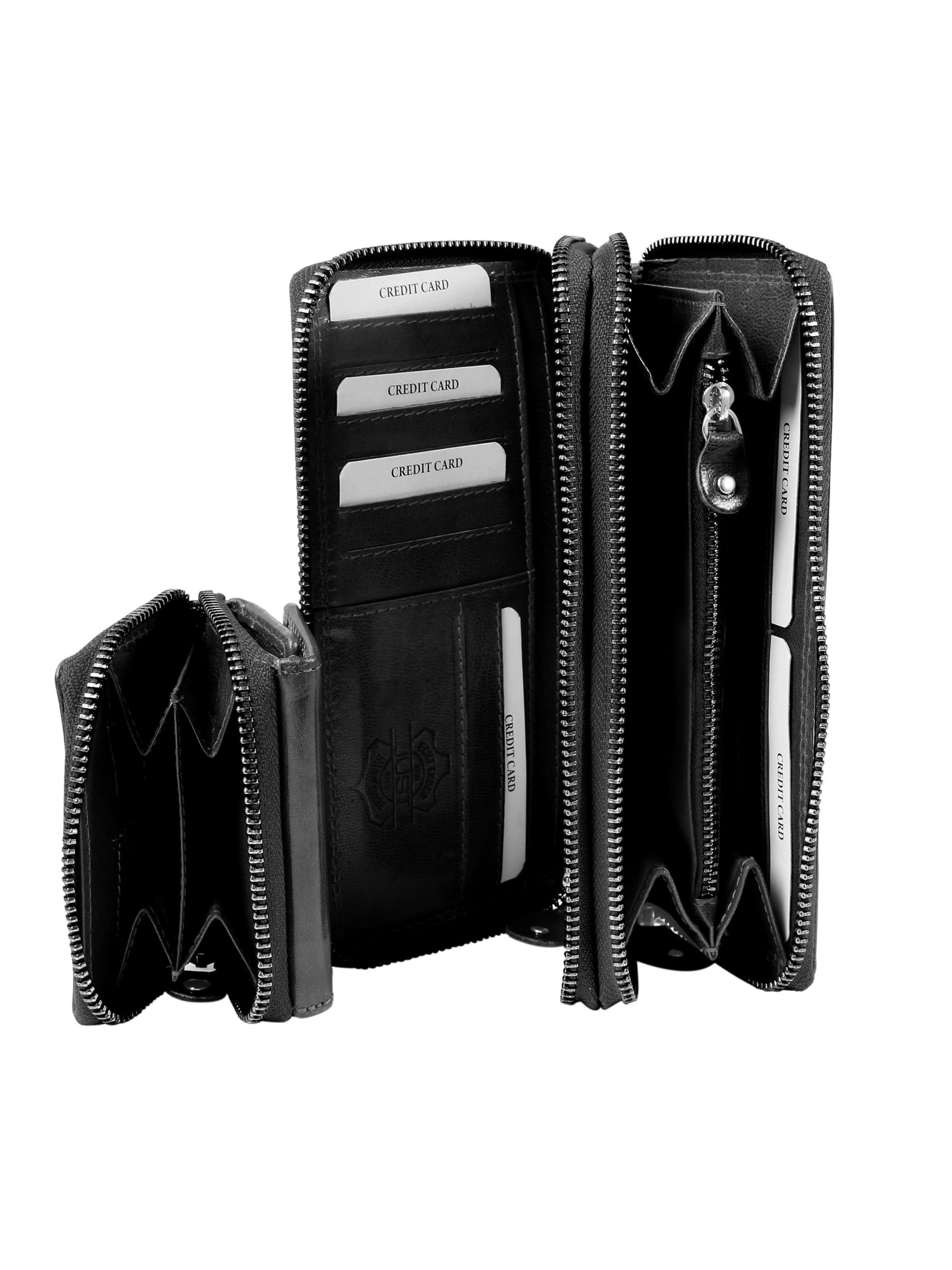 JUST Wallet 'RFID-Schutz' in Black: front