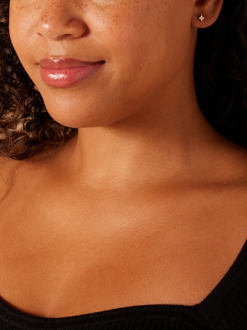 Lucardi Oorbellen 'Stern' in Goud