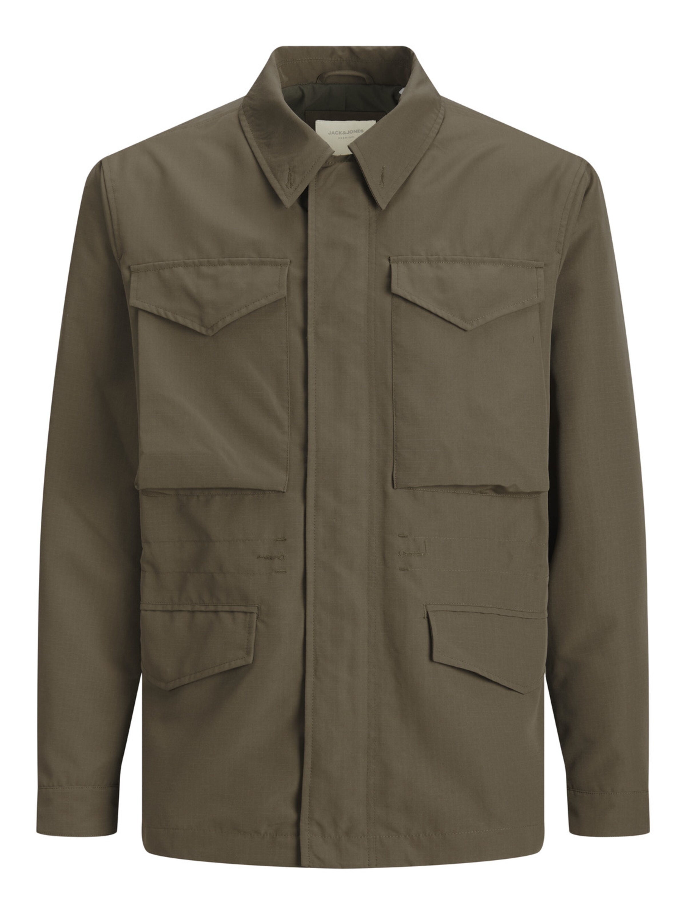 JACK & JONES Tussenjas 'CONNOR' in Bruin: voorkant