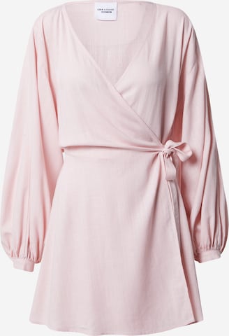 Ema Louise x ABOUT YOU Dress 'Eva' in Pink: front