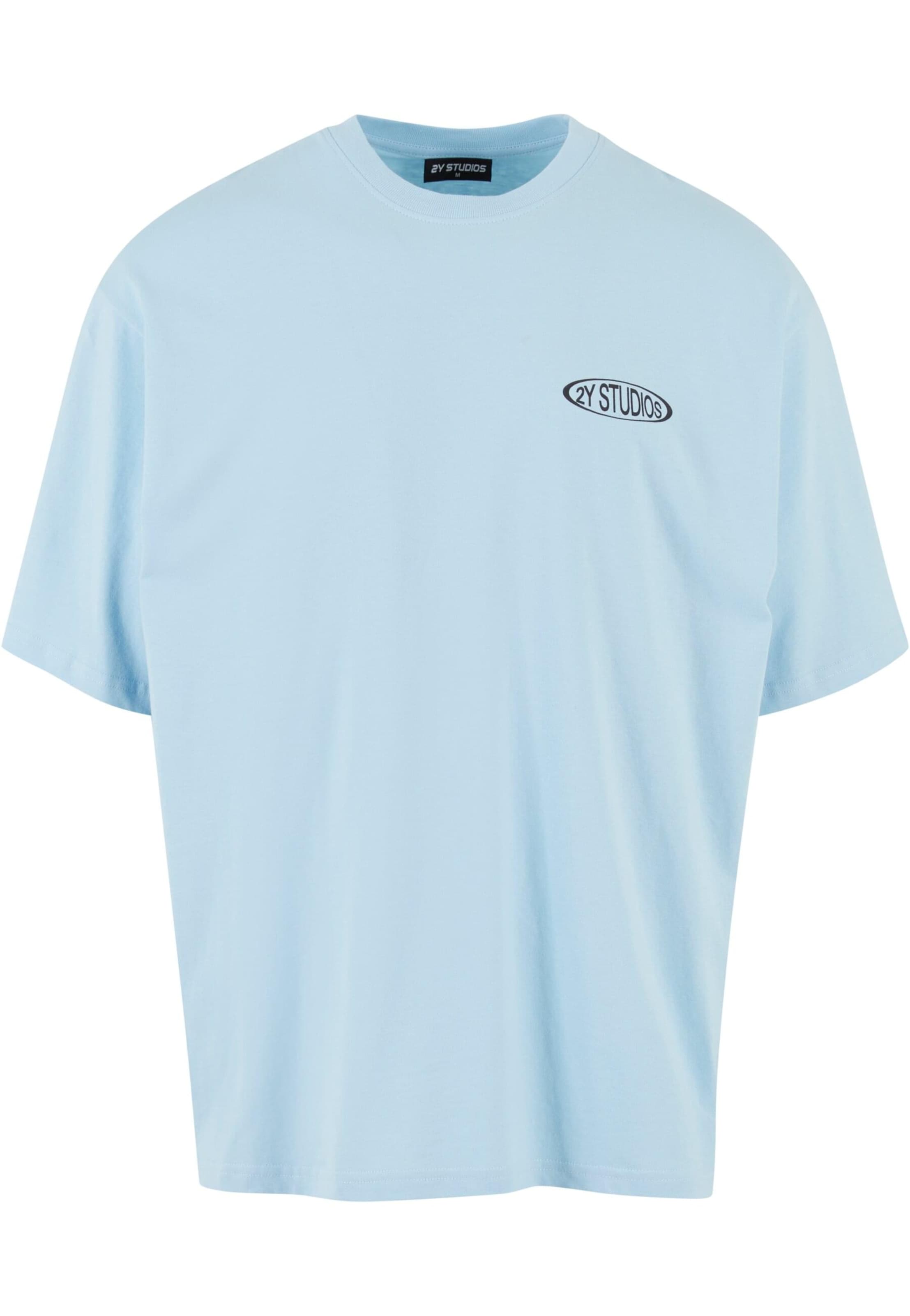 2Y Studios Футболка 'Introspect' в Синий: спереди