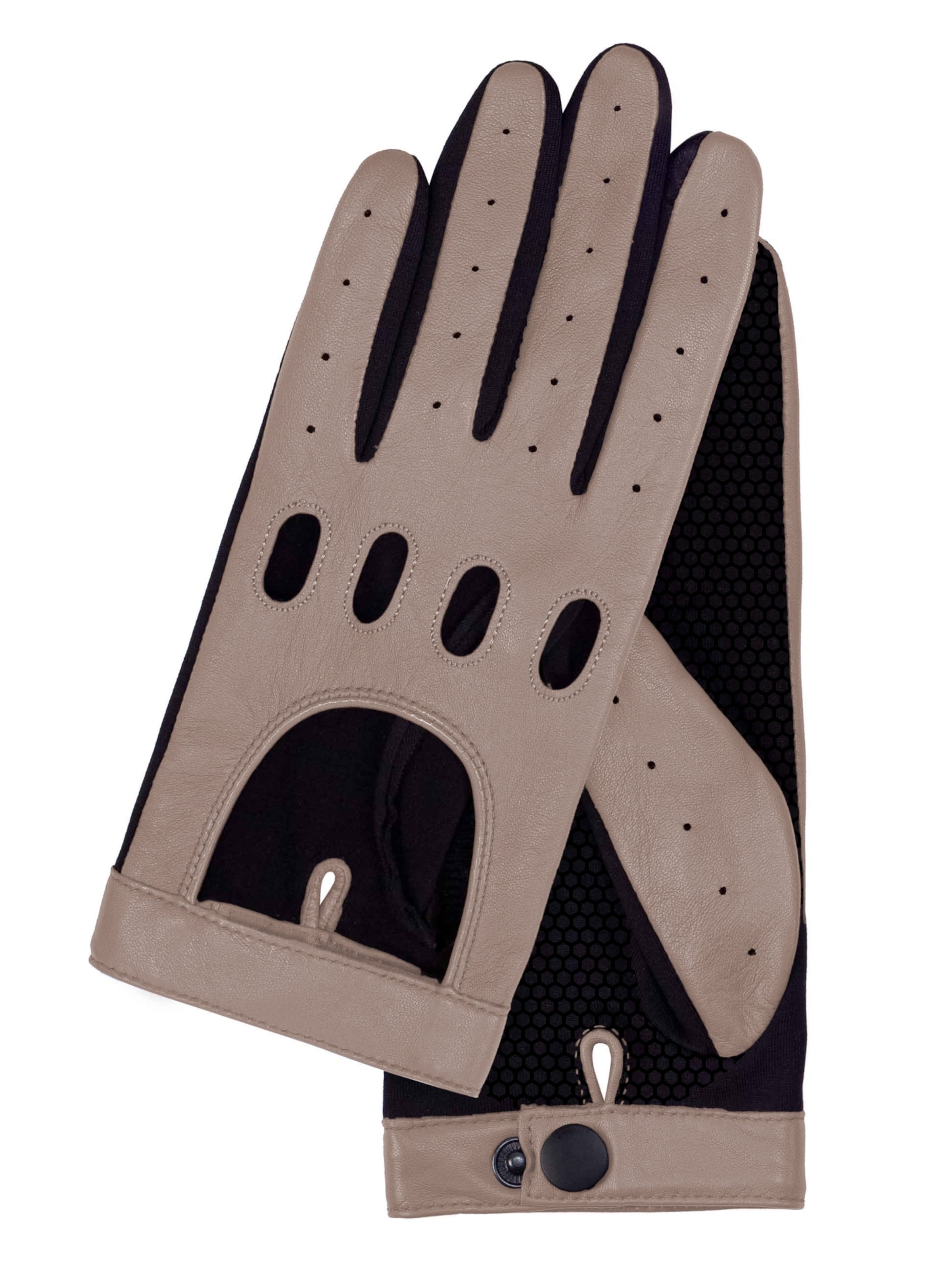 KESSLER Fingerhandschuhe 'MIA Driver Grip'‌‌‌‌‌‌‌ in Grau: Vorderseite