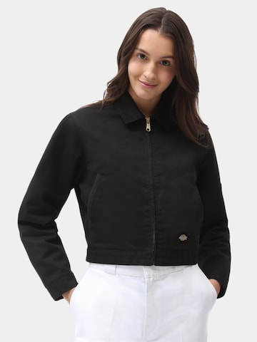 DICKIES Prehodna jakna 'Eisenhower' | črna barva: sprednja stran