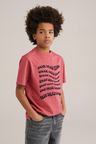 WE Fashion Shirt in Rood: voorkant