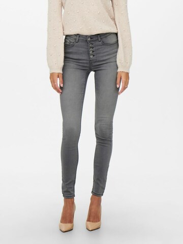 JDY Skinny Jeans 'New Nikki' in Grey: front