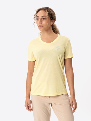 VAUDE Performance shirt 'Skomer III' in Yellow: front