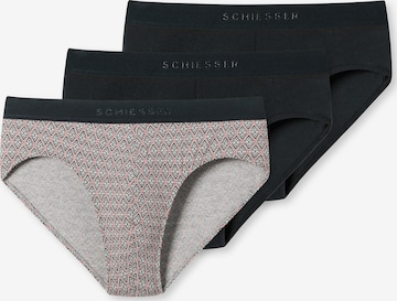 SCHIESSER Slip ' 95/5 Organic Cotton ' in Grijs: voorkant