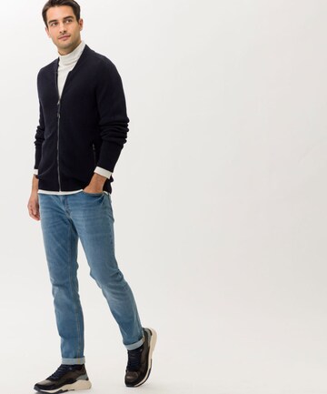 BRAX Knit Cardigan 'John' in Blue: front