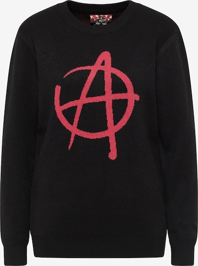 myMo ROCKS Sweater 'Sisters of Anarchy' in Melon / Black, Item view
