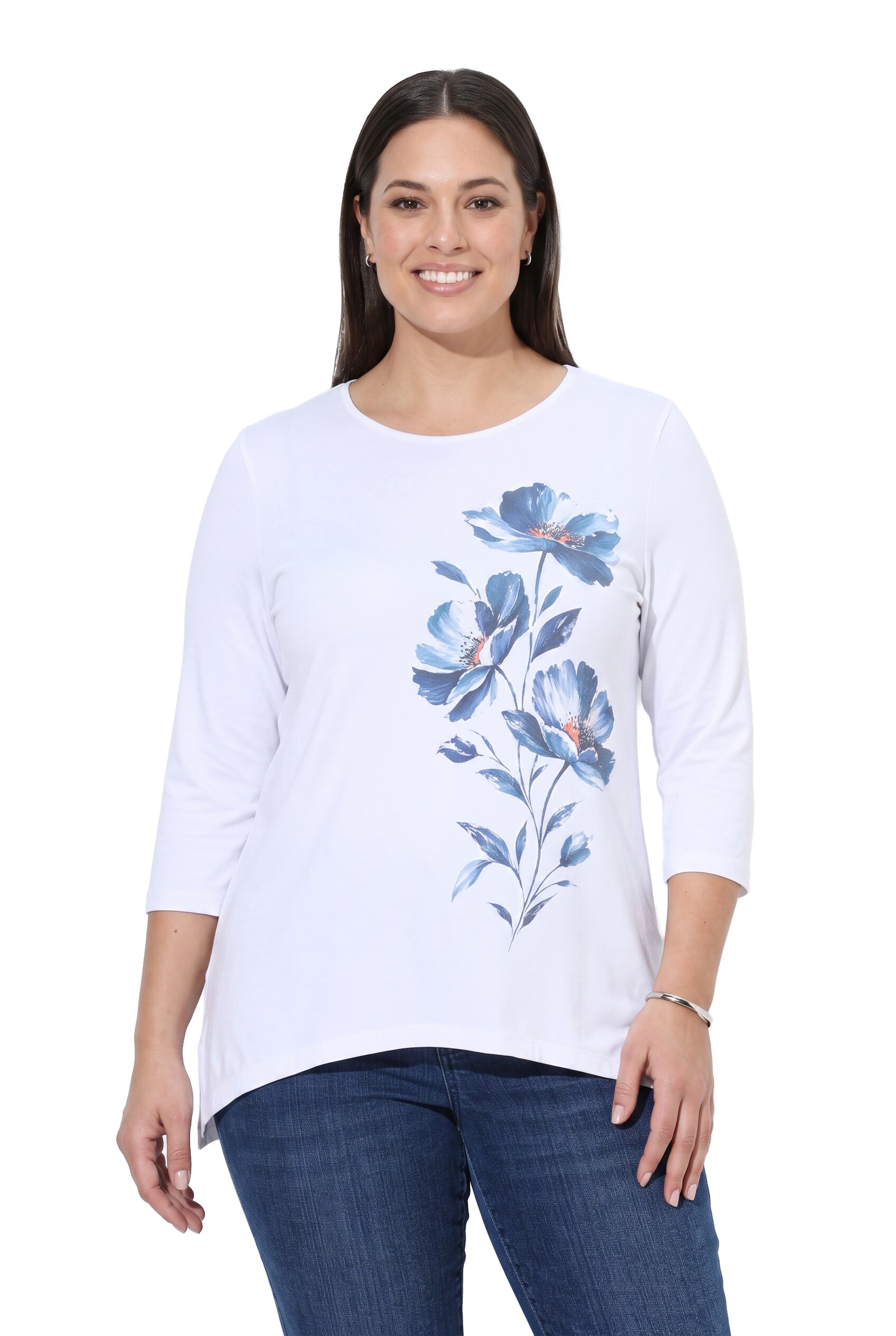 MIAMODA Shirt in White: front