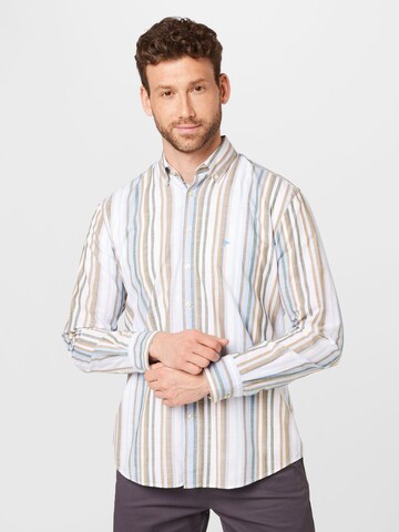 FYNCH-HATTON - Ajuste regular Camisa en blanco: frente