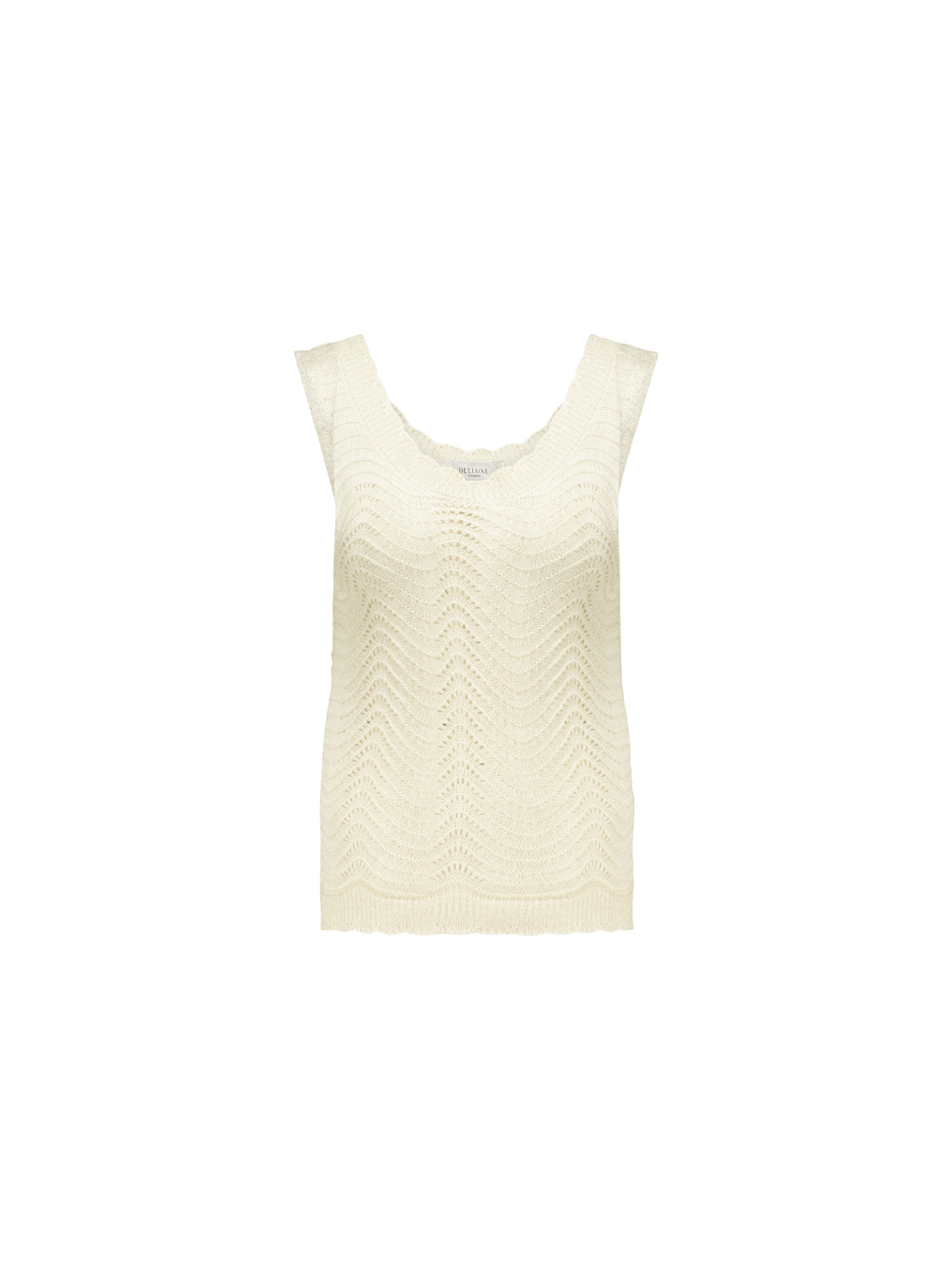 Haut 'BELENA' Deeluxe en blanc : devant