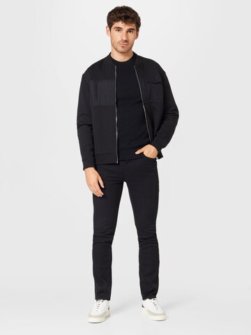 BOSS Slimfit Jeans 'Delaware' in Schwarz